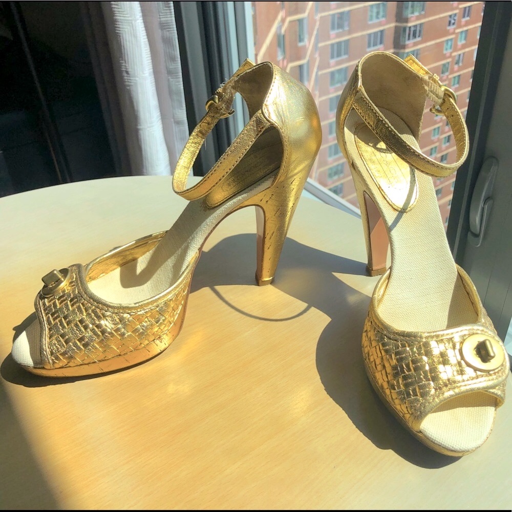Coach Platform Heel Sandals